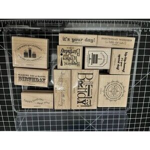 Stampin Up! Happy Birthday 11 piece set